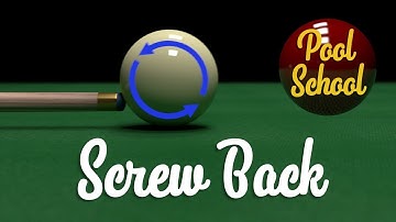 How to play the Screw Back shot in Pool | Pool School