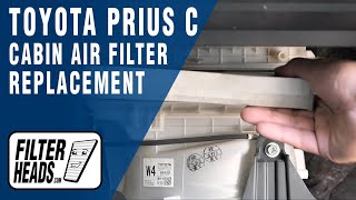 How to Replace Cabin Air Filter 2015 Toyota Prius C | AQ1102