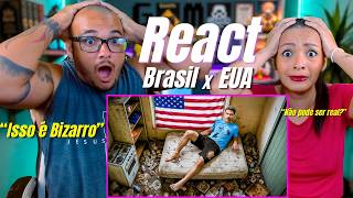 A DIFERENÇA É REVOLTANTE! Brasil vs EUA com Salário Mínimo (React)