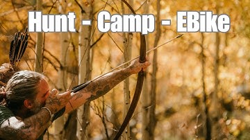 SOLO Hunting, Camping and E-Bike #survival #hunting #ebike #camping #nature #bushcraft  #diy