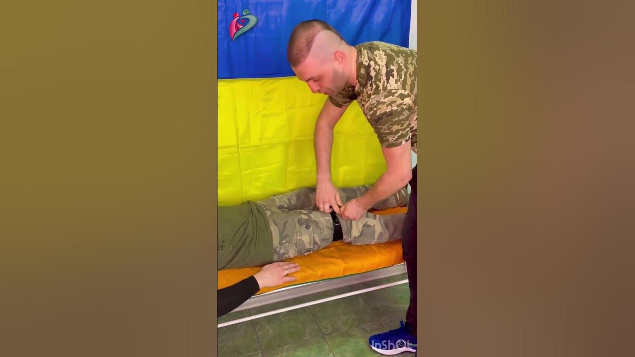Техніка накладання турнікету на нижню кінцівку. Травматолог Клініки ...
