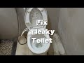 Fix American Standard toilet / leaky toilet (Dual flush toilet)