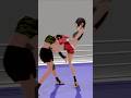 Vicious Knees【Blender】 #shorts #muaythai #animation #vroid #blender
