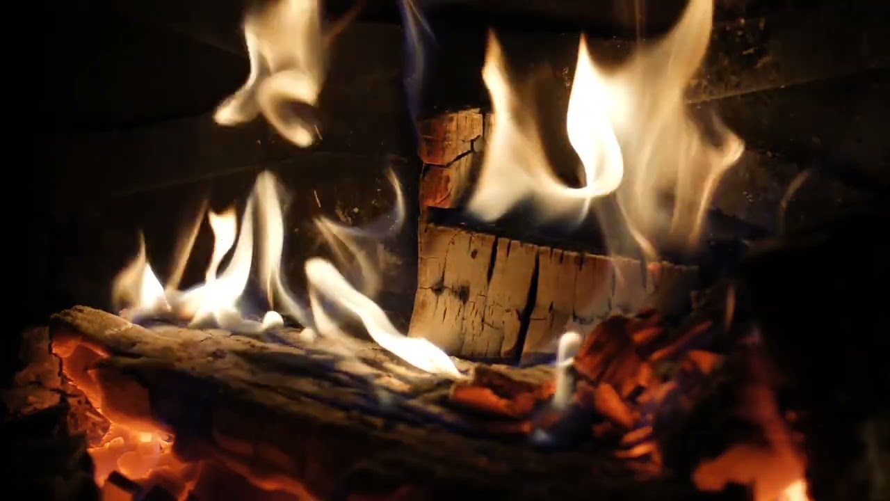 🔥🔥The Best Fireplace video Fireplace simulation Happy New Year Relaxing fireplace and crackling fire