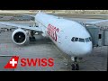 Swiss boeing 777300er  zurich to los angeles  full flight report  lounge  planespotting