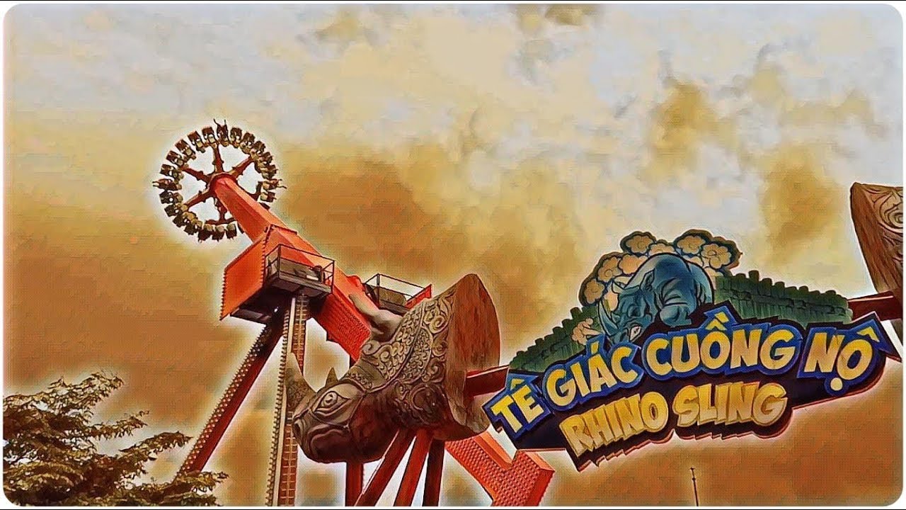 Dragon park #3 | Chơi thử trò mạo hiểm Tê Giác Cuồng... - youtube