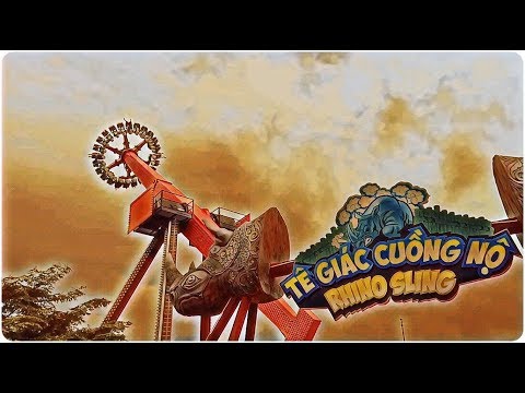 Video Dragon park #3 | Chơi thử trò mạo hiểm Tê Giác Cuồng... - youtube