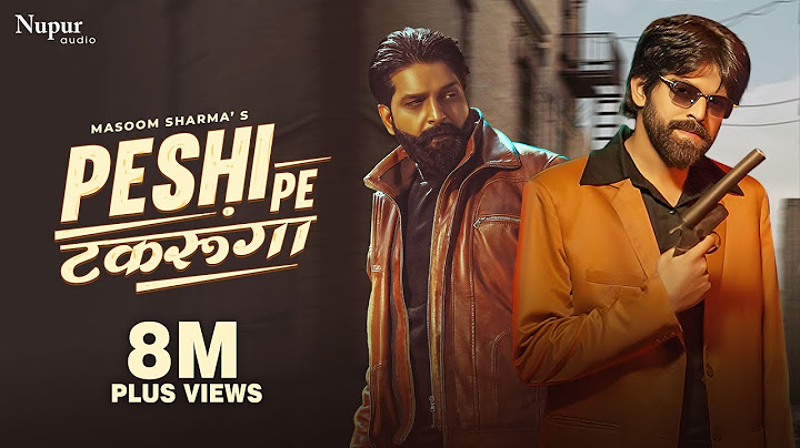 Peshi Pe Takrunga (Official Video) Masoom Sharma | Manjeet Mor | New Haryanvi Songs Haryanavi 2024