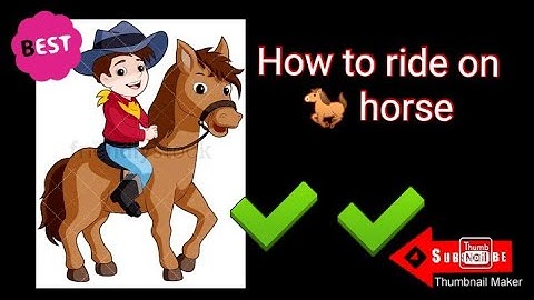 HOW TO RIDE ON HORSE IN #MINI BLOCK CRAFT