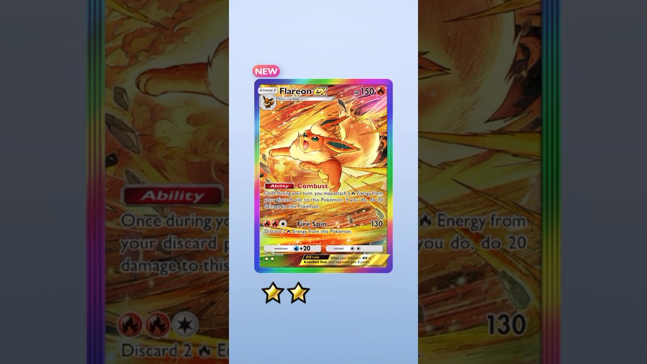 Opening a Flareon Ex Full Art
