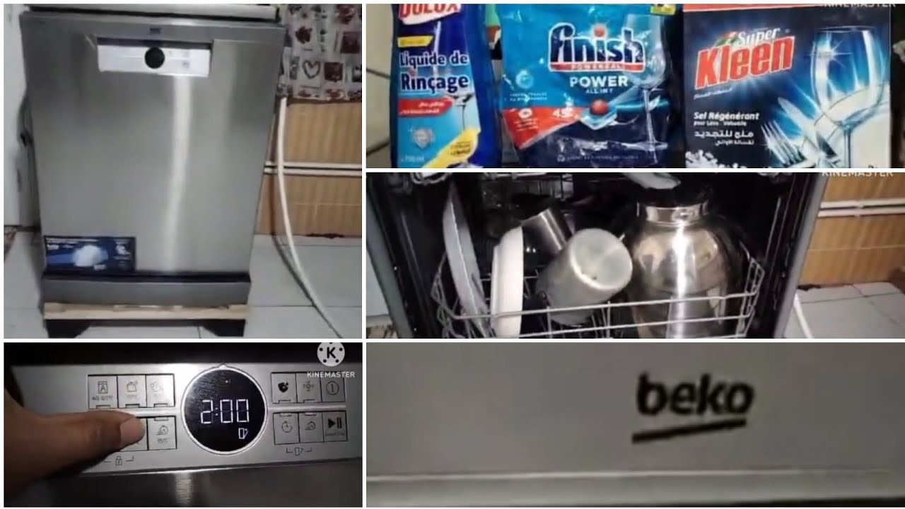 غسالة أواني 6انظمة لفيسال من نوع بيكو beko 👌👌سعر كامل مع سعر تركيب مع سعر مواد تنظيف خاص بغسالة👌👌👌👌👌