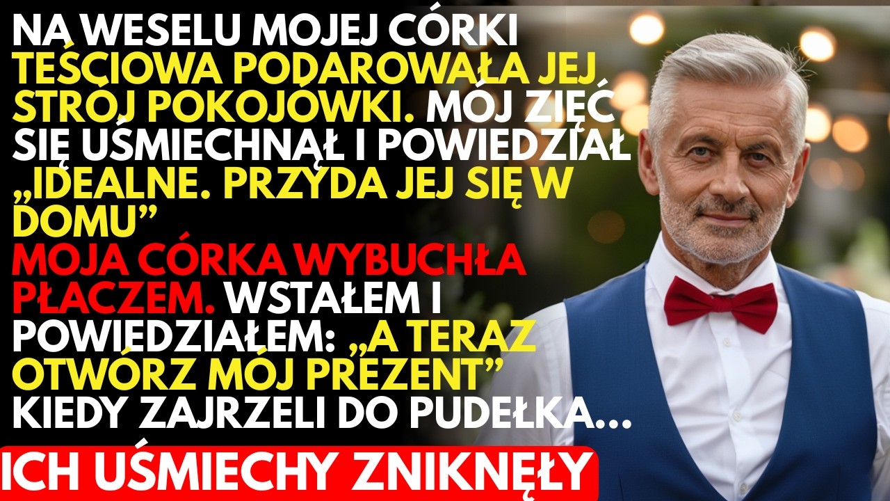 Na WESELU teściowa wręczyła mojej córce strój POKOJÓWKI. Jej mąż się zaśmiał: „IDEALNE”
