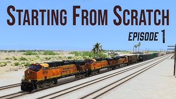 Starting From Scratch ep 1 - Run 8 Train Simulator Tutorial - Spawn Points & Train Symbols