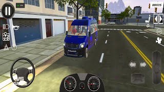 Mercedes Benz Minibus Simulator - City Driving Gameplay screenshot 2