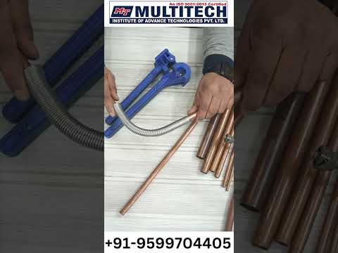 Copper Pipe Bander u0026 Spring Pipe Bander-How To Band Copper Pipe On  AC#acrepair #acrepairingcourse