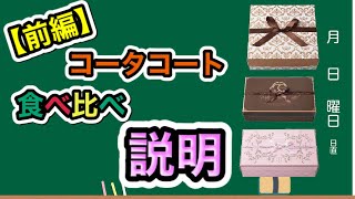 【前編】コータ・コート商品　食べ比べ説明