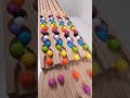 marble Run Race ASMR #217 Wooden Wave Course Colorful Marbles #marblerun #marblerunrace #asmr