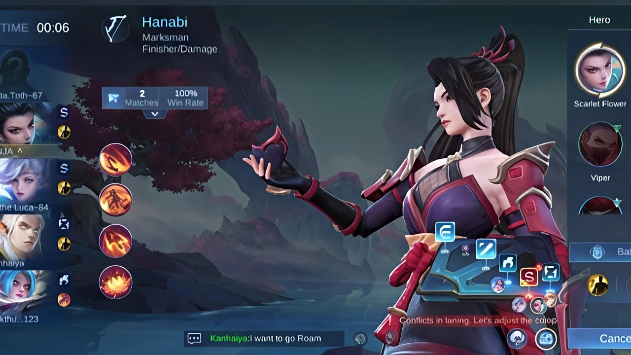 Лучший игровой процесс Ханаби: мастерство стрелка в Mobile Legends | Лучшие облики и стратегии 