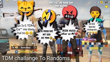 Joining Random Squad like a noob And giving them Challenge For TDM | VPN Gaming