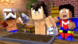 NOOBS ENFADAN A VEGETTA777 POR SUS ESCUDOS - MINECRAFT CON NOOBS