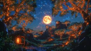 You Can Sleep Here Beneath a Heavenly Ember Valley ✧ Melatonin Release & Deep Sleep 🌙