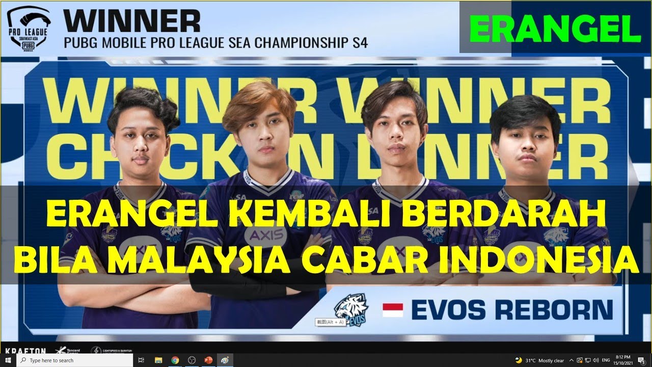 Evos Reborn lawan 4Rivals sampai ke lobby dibuatnya! PMPL SEA S4 League 2021