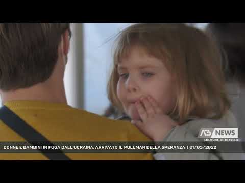 DONNE E BAMBINI IN FUGA DALL'UCRAINA. ARRIVATO IL PULLMAN DELLA SPERANZA  | 01/03/2022