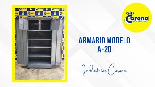 Armario metálico modelo A-20 - Industrias Corona Armario metálico modelo A-20 - Industrias Corona