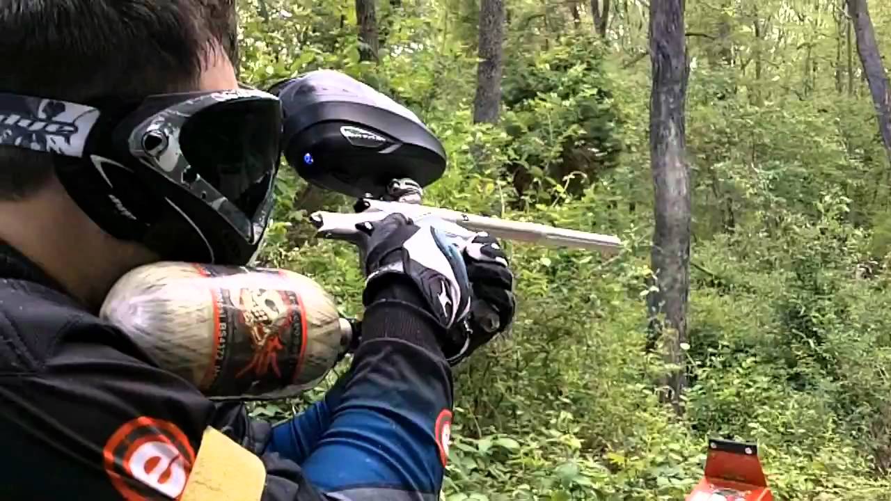 EGO 10 Paintball Gun Shooting YouTube