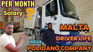 MALTA DRIVER LIFE | PER MONTH SALARY | INDIA DRIVER 🇮🇳🇮🇳 | A TO Z  INFORMATION 