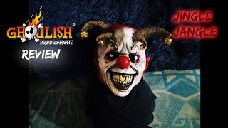 Review Jingle Jangle Devil Clown Latex Mask Mascara De Jingle Jangle