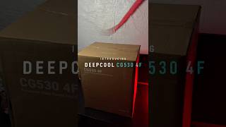Introducing the DeepCool CG530 4F⚡🖤#deepcool #pcbuild #desksetup #gamingpc #setuptour #shorts