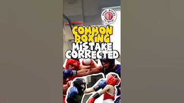 Common boxing mistake corrected #boxing #boxingtips #boxingtutorial #learnboxing #boxingtechnique