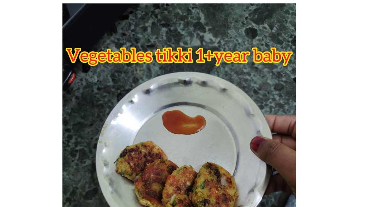 “1+ Year Baby Iron Rich Vegetables Tikki | Soft & Healthy Snack 👶🥕”