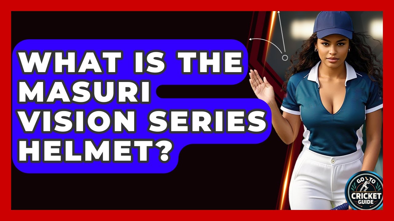 What Is The Masuri Vision Series Helmet? - Go-To Cricket Guide