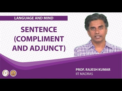 Sentence (compliment and adjunct)