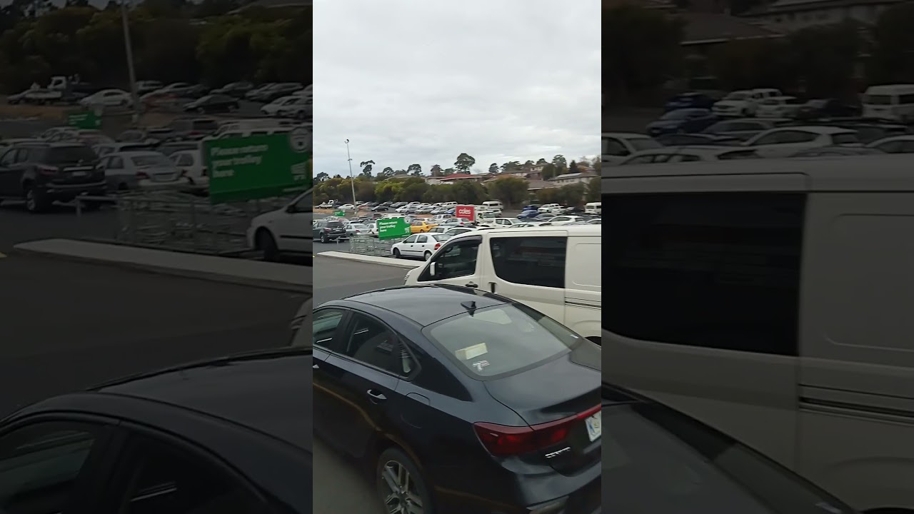 Coles delivery truck at Woolworths