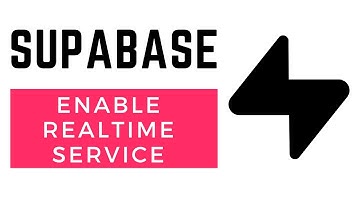How To Enable Realtime Service In Supabase (Very Easy)