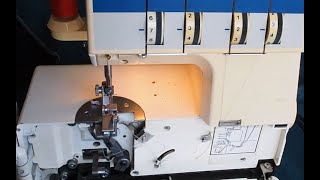 Serger (Overlocker) Threading - Part 1 - Preparing for sewing.