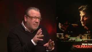 RAY WINSTONE talks about his role in The Gunman alongside Sean Penn