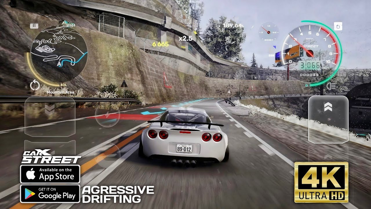 CarX Street agressive Smooth mountain drift | 4k maxed graphics iPhone 16 pro | Epic drifting 