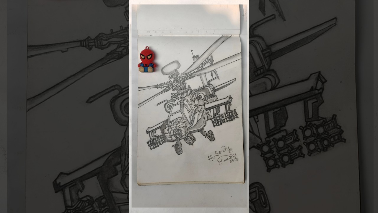 Helicopter Drawing || 