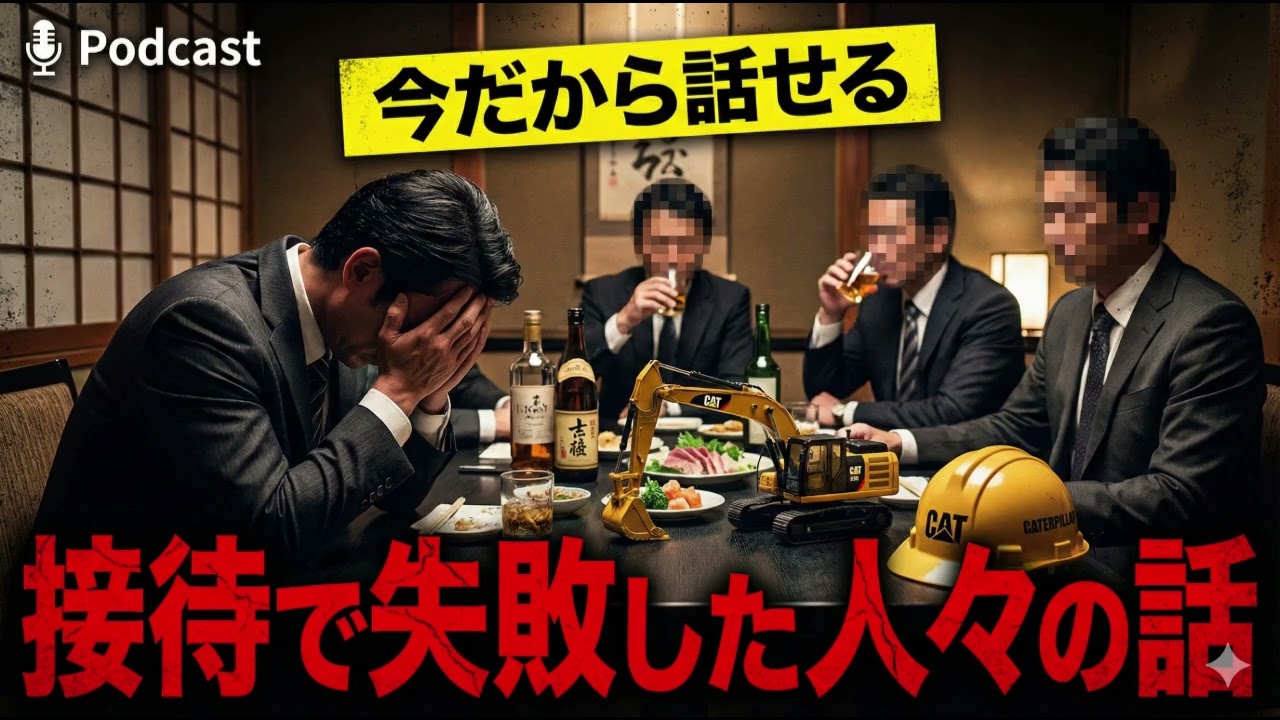 キャタピラージャパン時代　接待で失敗した人々の話