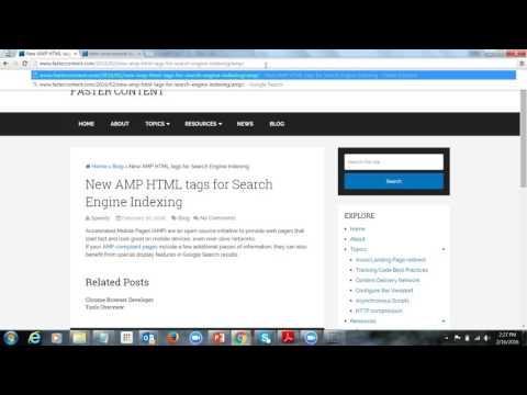 AMP (Accelerated Mobile Pages) - Wordpress Plugin and Validation in Chrome Developer Tools