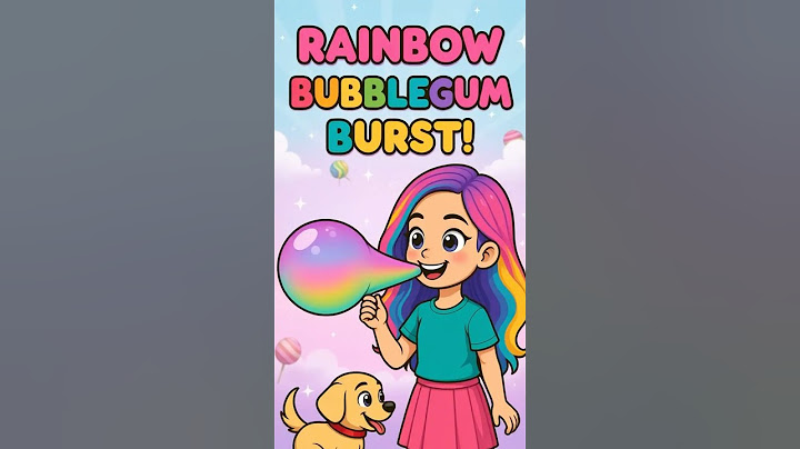 Rainbow Bubble Gum With Luma & Max 🌈🫧 | Fun Videos For Kids | shorts