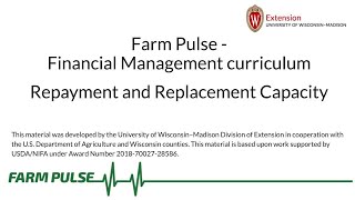 Financial Measures and Ratios: Repayment Capacity
