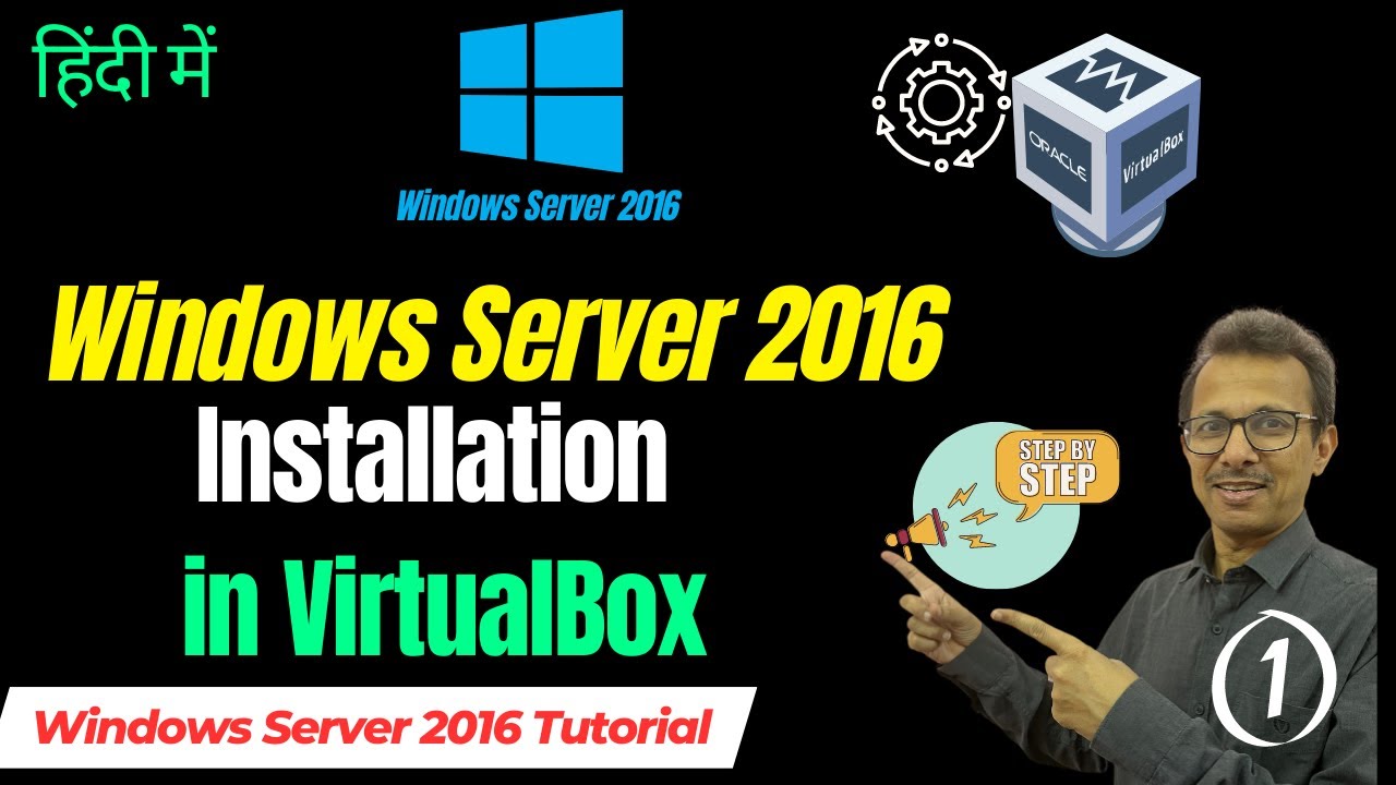 2 Windows Server 2016 Installation in Virtual Box | Active Directory ...
