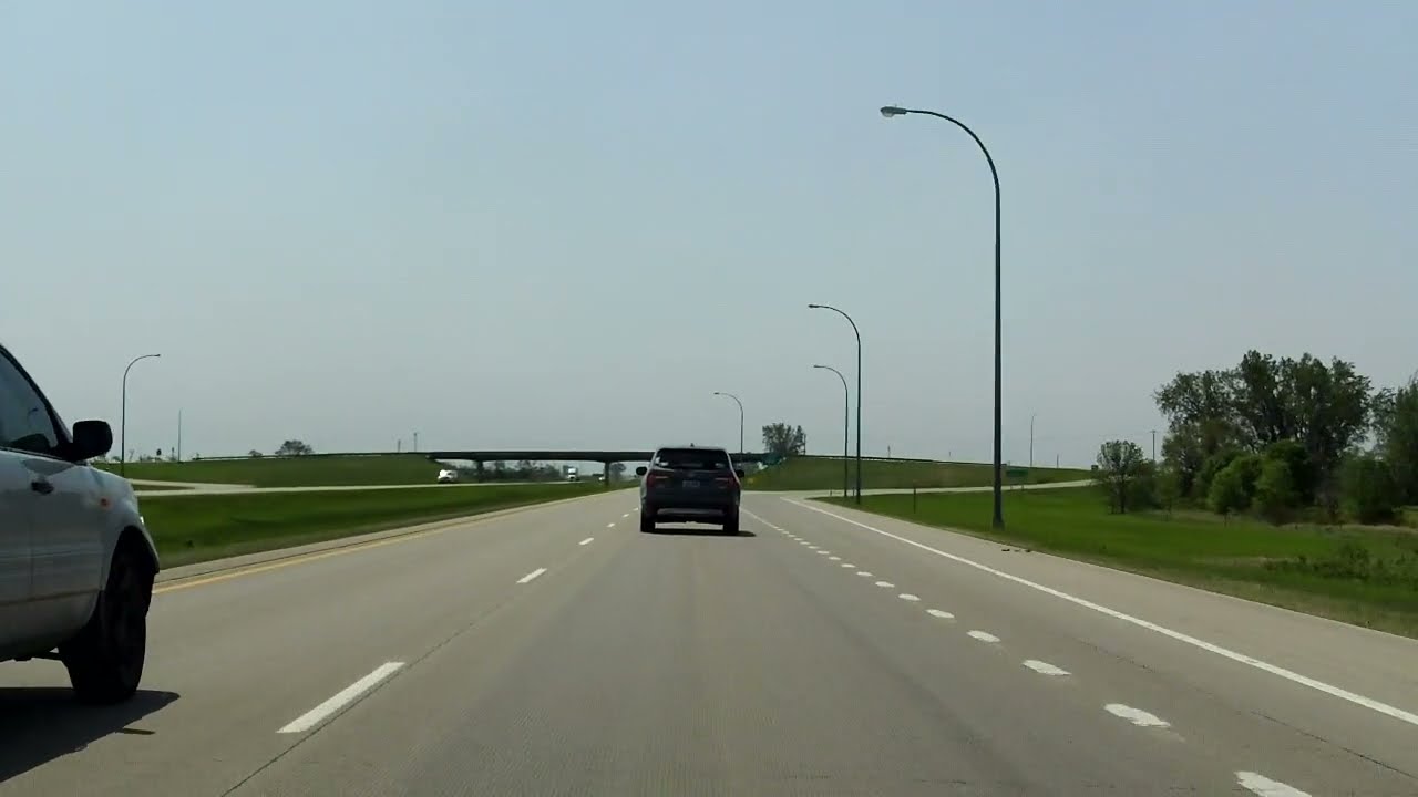 Interstate 29 - North Dakota (Exits 141 to 130) southbound