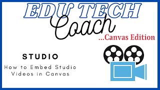 Embed Canvas Studio Videos Profile