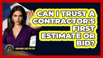 Can I Trust A Contractor
